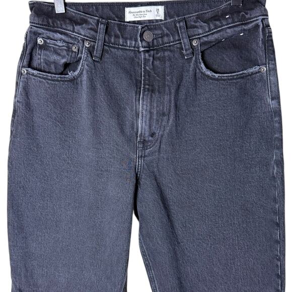 Abercrombie Women’s 28 / 6 Jeans 80’s Mom Ultra High Rise Black - Picture 2 of 5